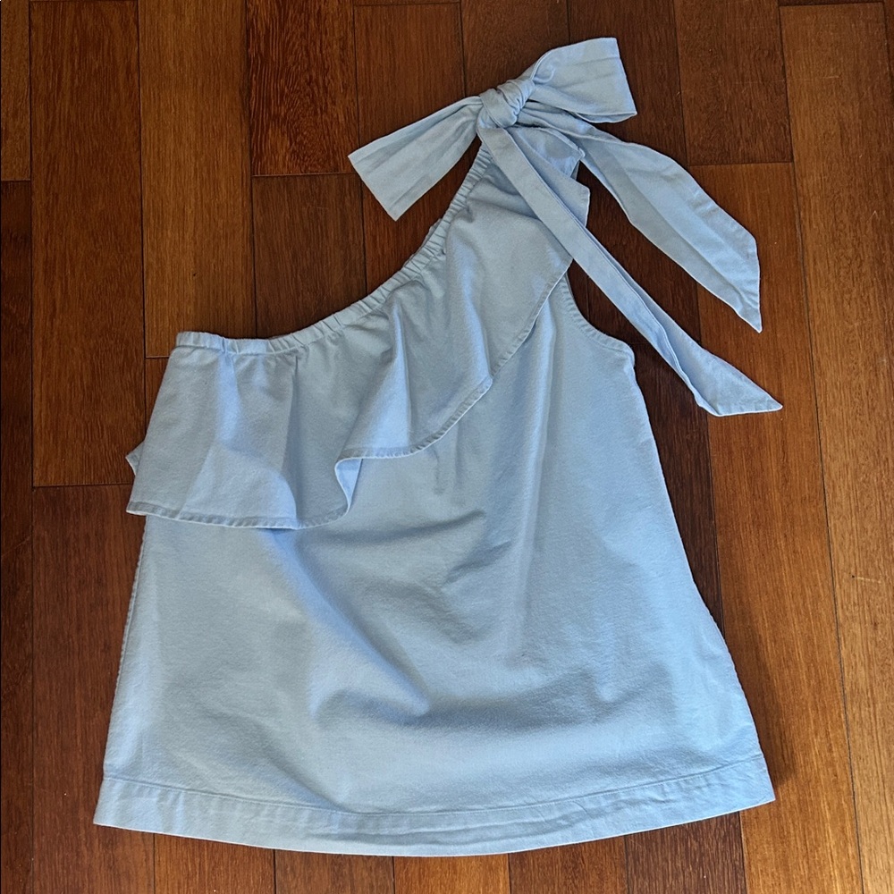 NWOT Vineyard Vines One-Shoulder Blue Top, 2